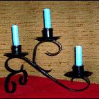 Bougeoir à trois coupelles